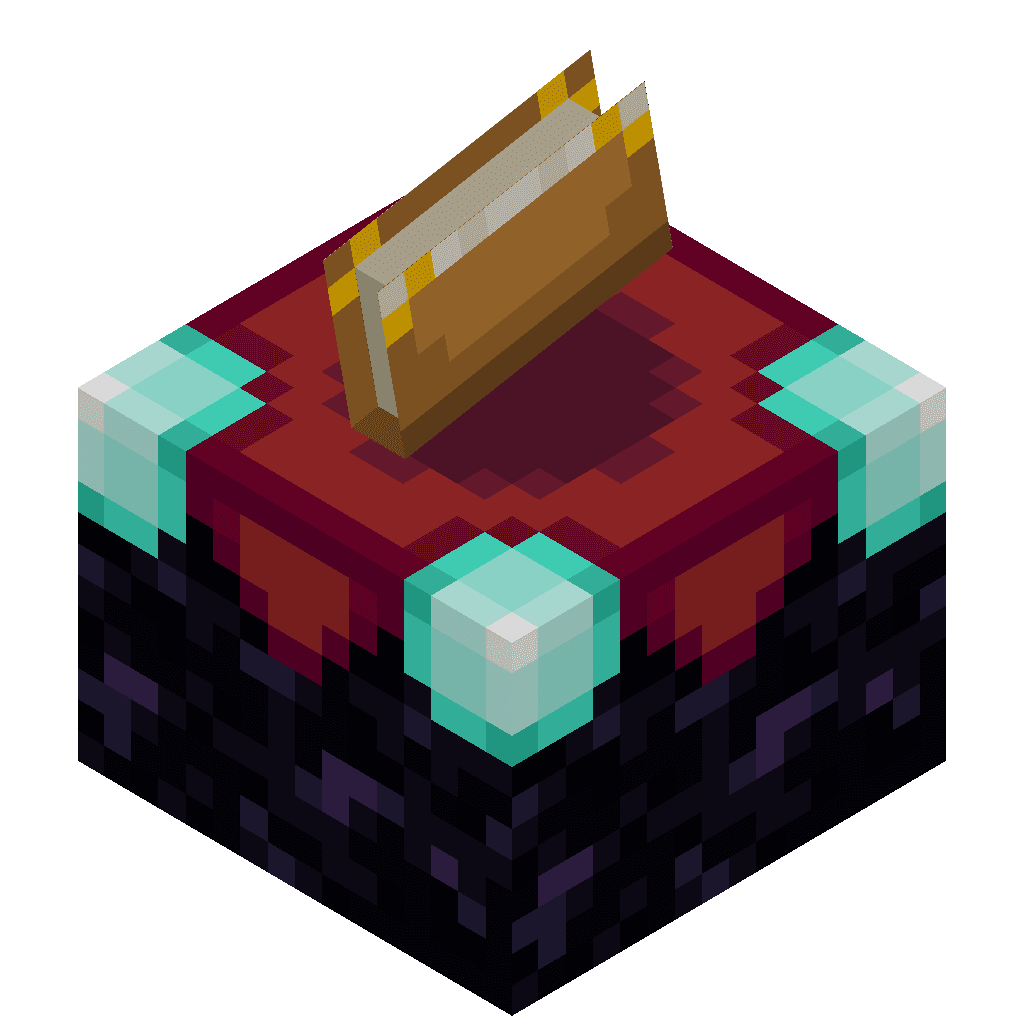 Стол зачарования Minecraft с прозрачным фоном