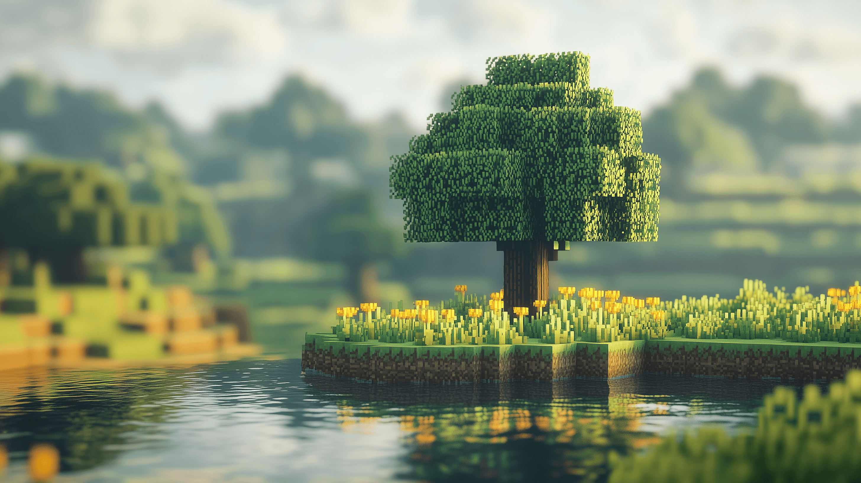 Красивый скриншот Minecraft