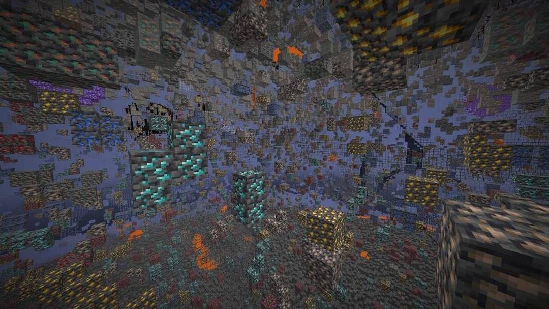 Mahi's Xray Pack - чит ресурспак для поиска руд в Minecraft