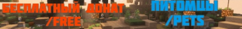 Баннер сервера ✅PrineMC✅ВСЕМ ДОНАТ /FREE✅ПИТОМЦЫ /PETS✅