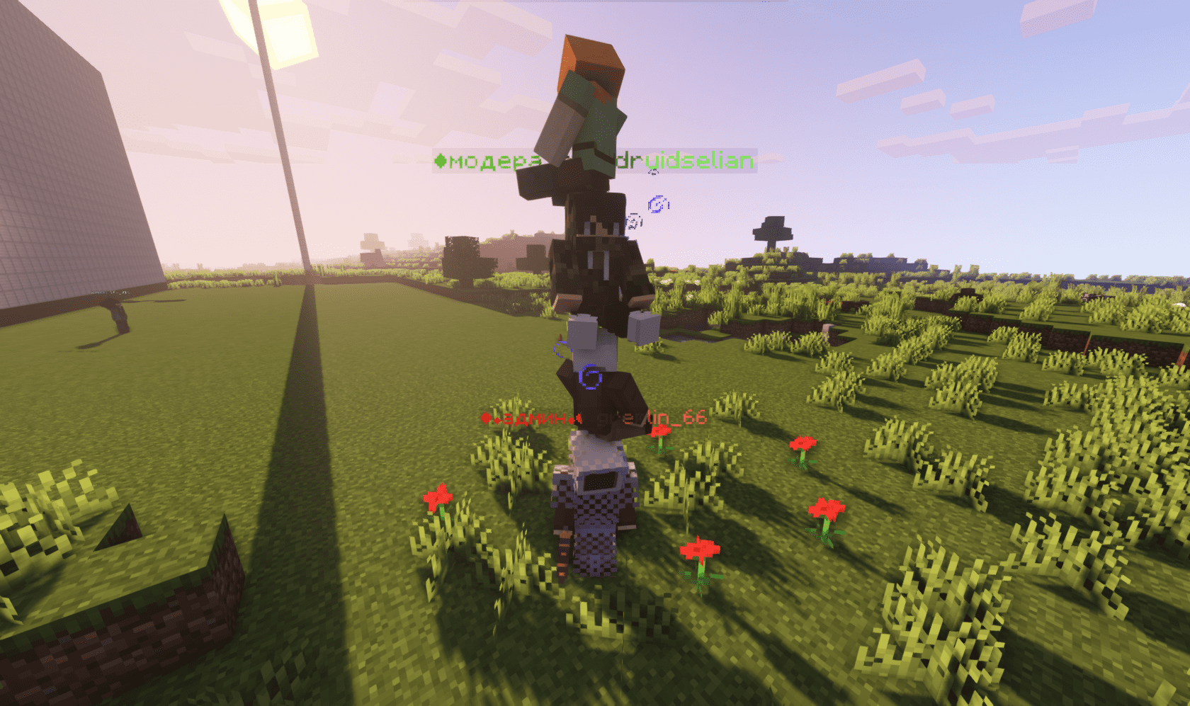 Баннер сервера AnScraft Выживание кланы работы