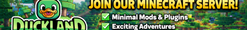 Баннер сервера DuckLand | Один из лучших приватных серверов СНГ