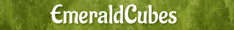 Баннер сервера EmeraldCubes