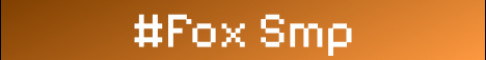Баннер сервера Fox Smp