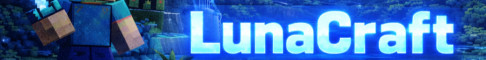 Баннер сервера LunaCraft - Глобальный Вайп Анархия!