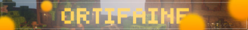 Баннер сервера ⇝ ᴏʀᴛɪꜰᴀɪɴᴇ ⇜ 1.16x - 1.21x