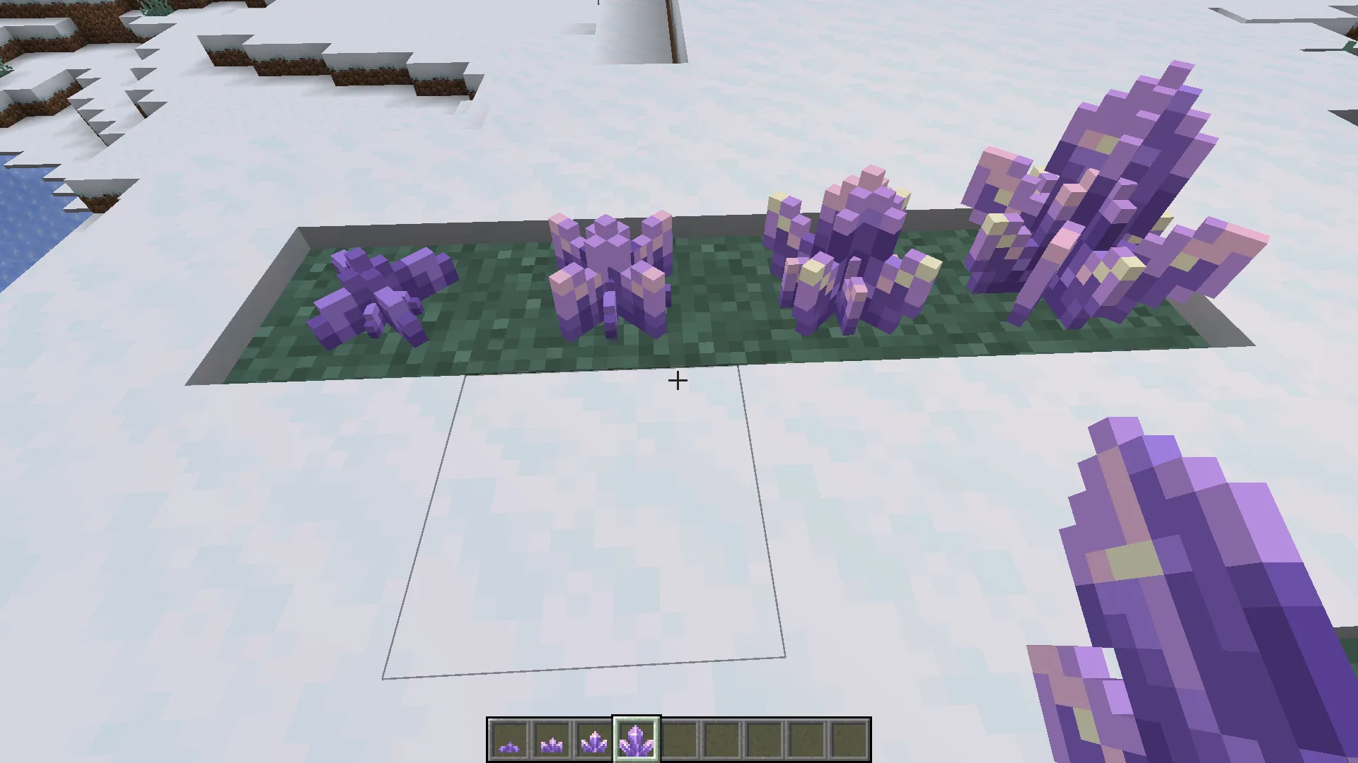 3D Amethyst Clusters