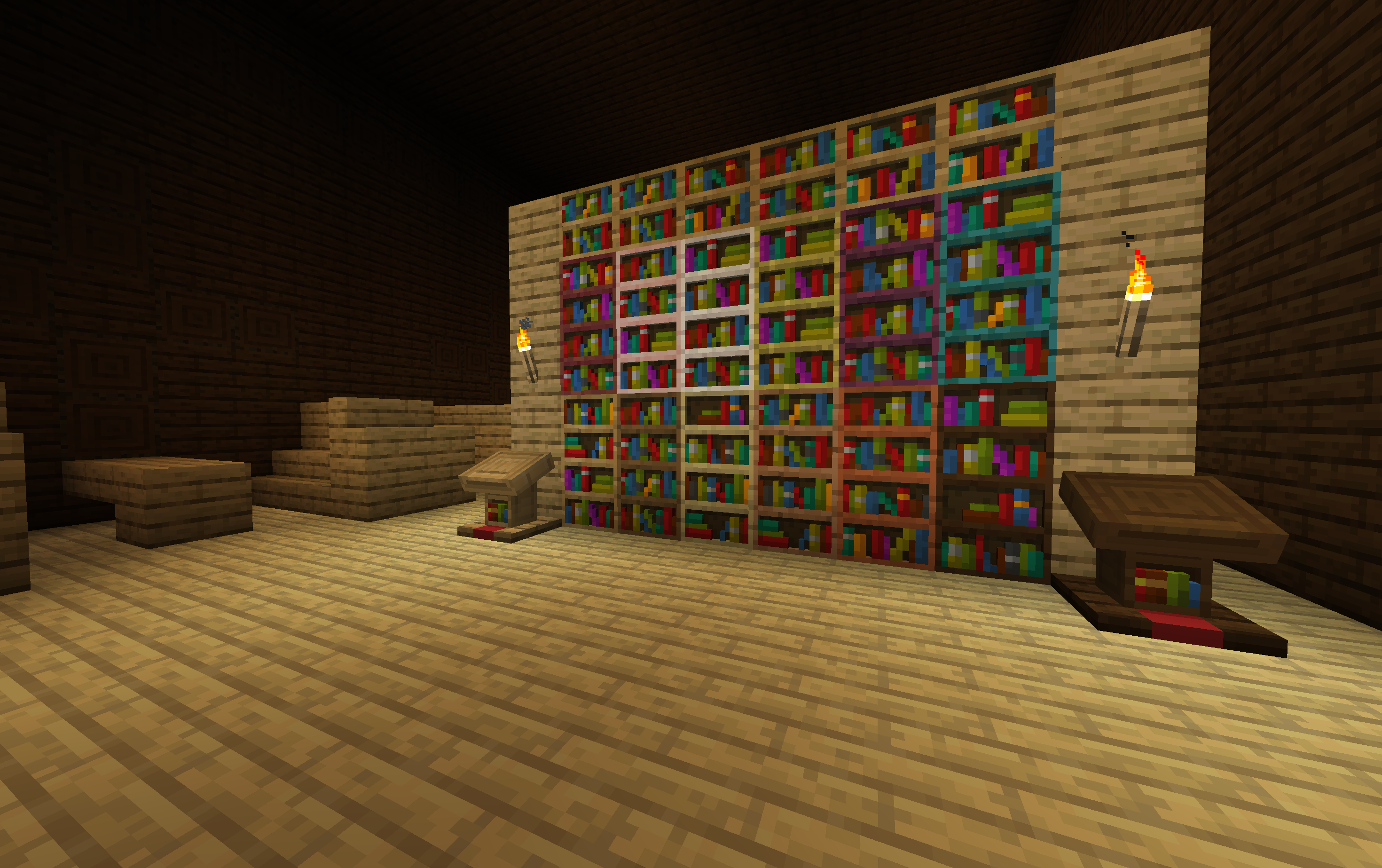 3D Bookshelf Variants