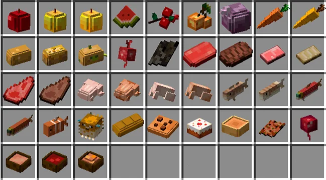 Изображение 2 ресурспака 3D FOOD
