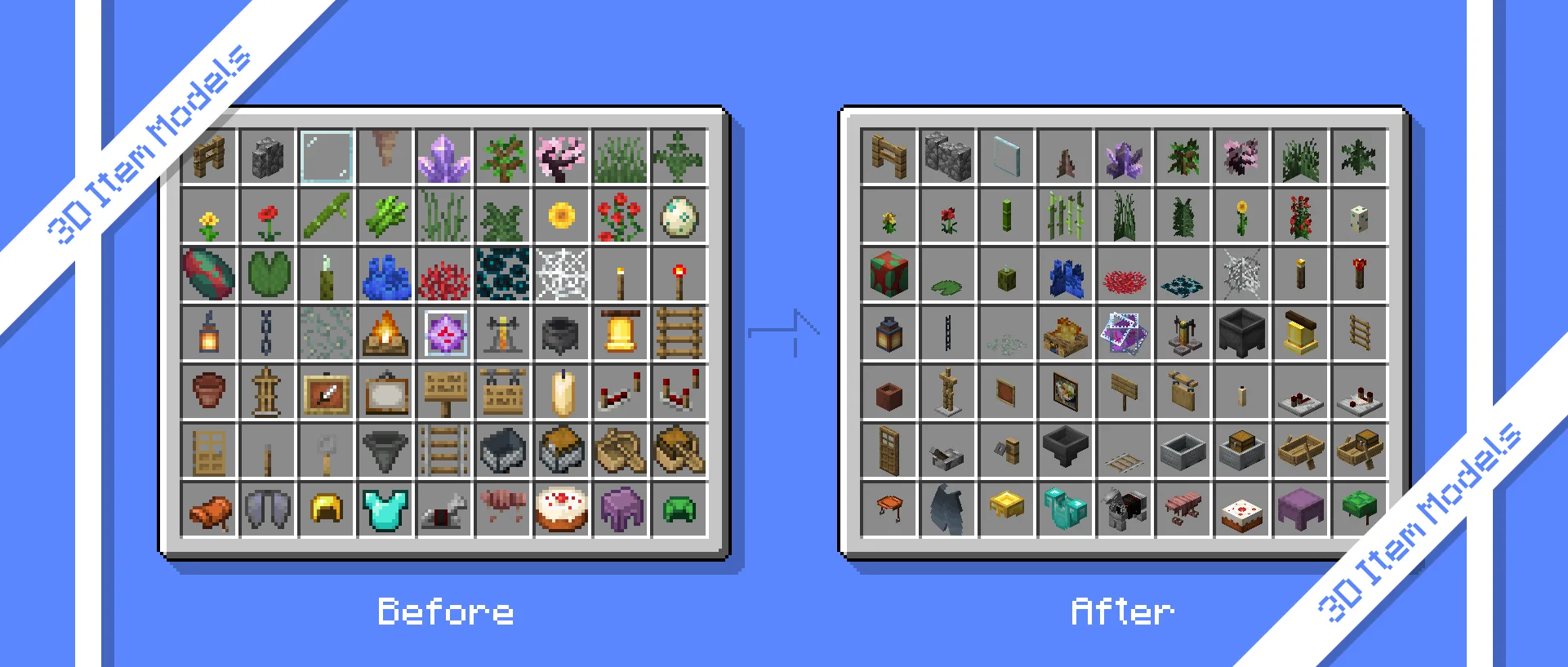 Изображение 5 ресурспака Block-Accurate: 3D Item Models