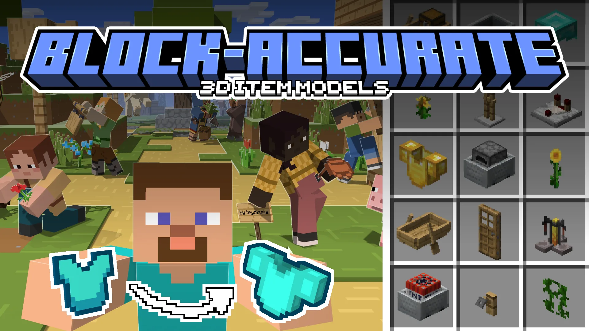 Block-Accurate: 3D Item Models