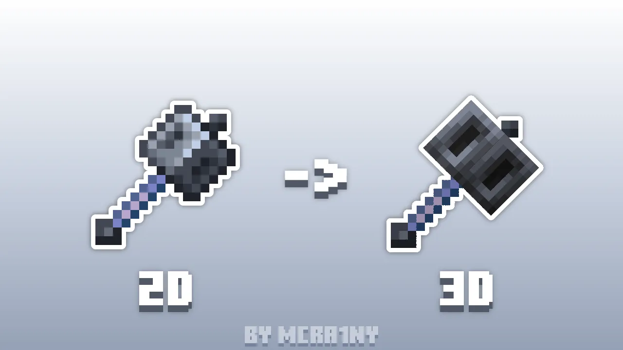 Изображение 2 ресурспака 3D Mace