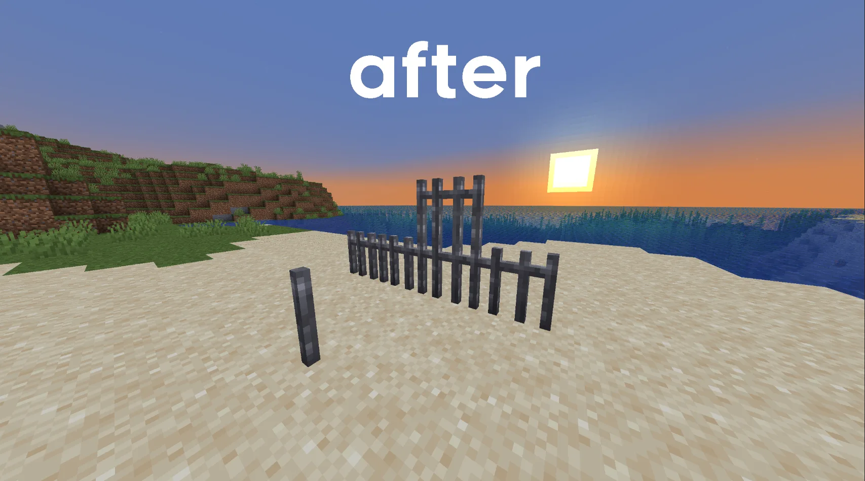 Изображение 2 ресурспака 3D Medieval Iron Bars