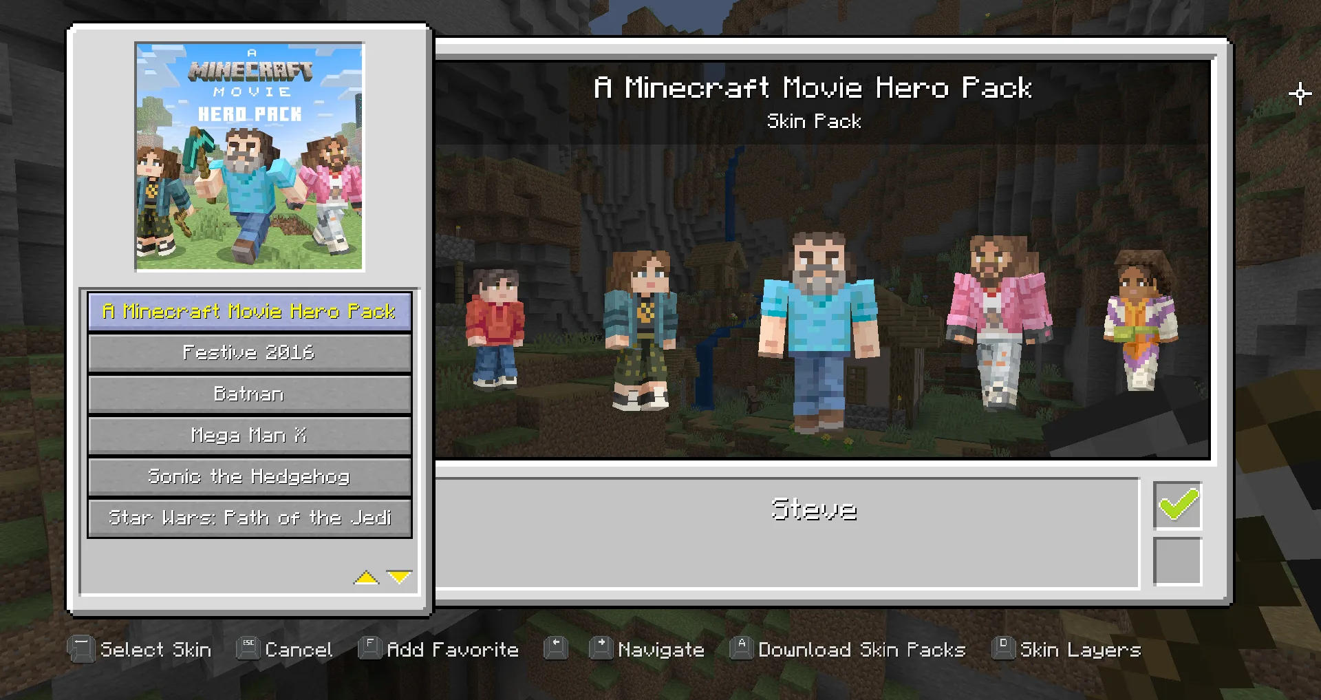 A Minecraft Movie Hero Pack