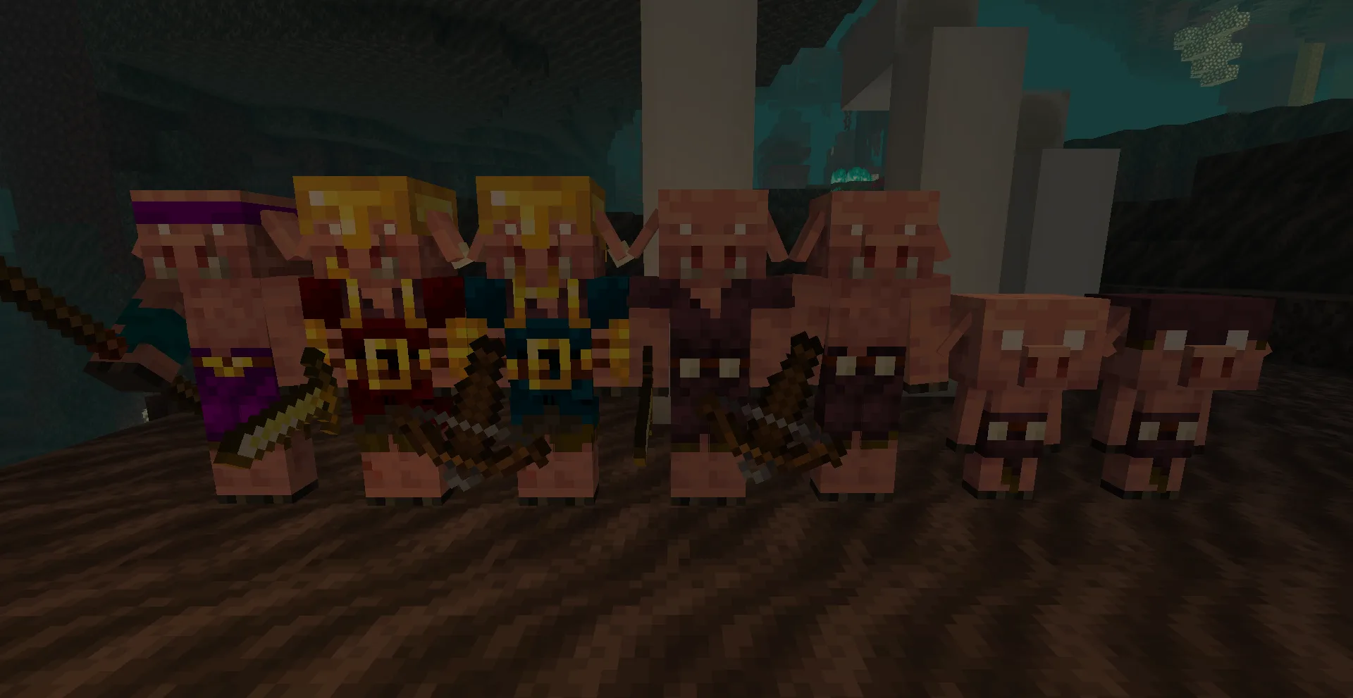 Изображение 2 ресурспака AL's Piglins Revamped