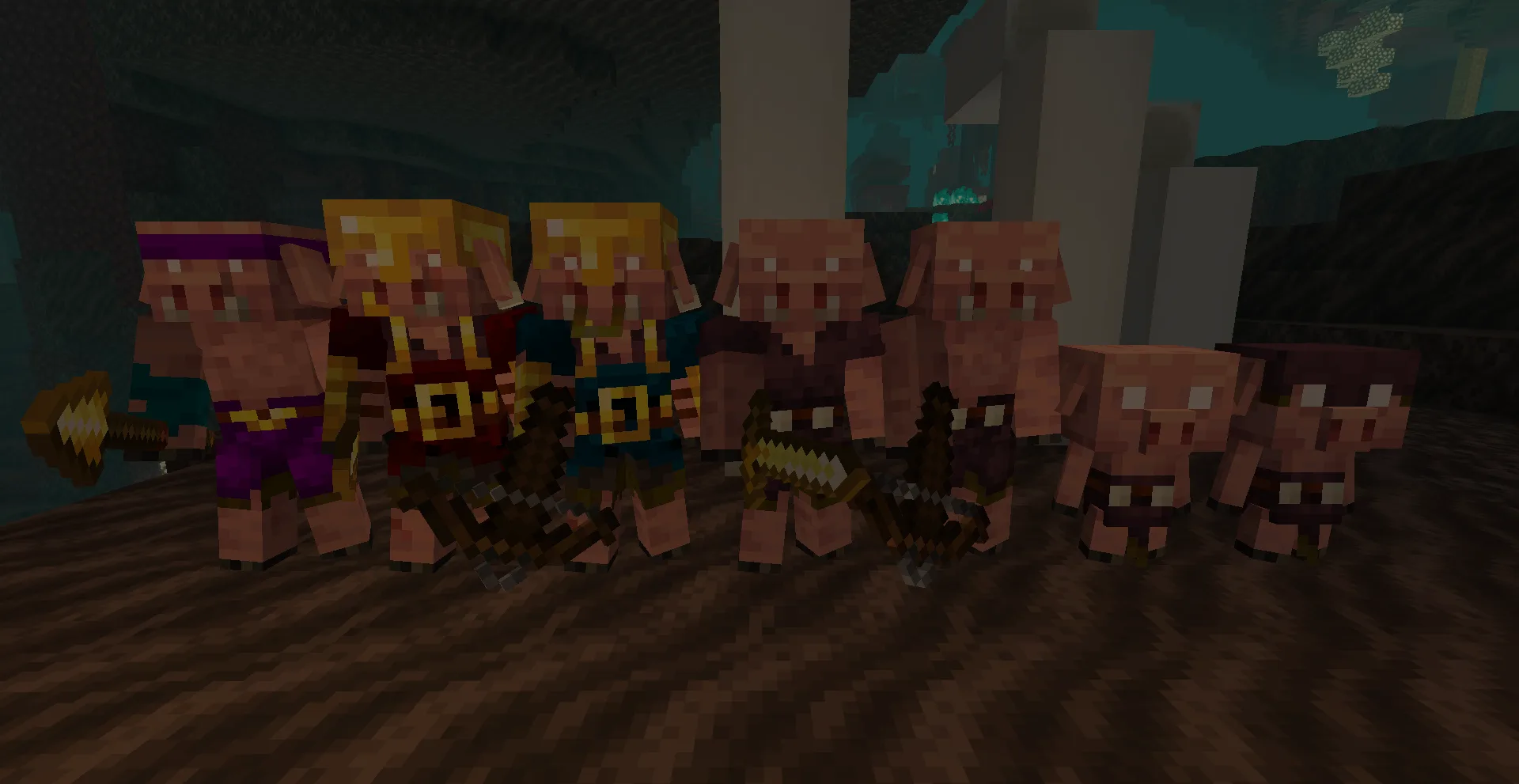 Изображение 2 ресурспака AL's Piglins Revamped x Fresh Animations