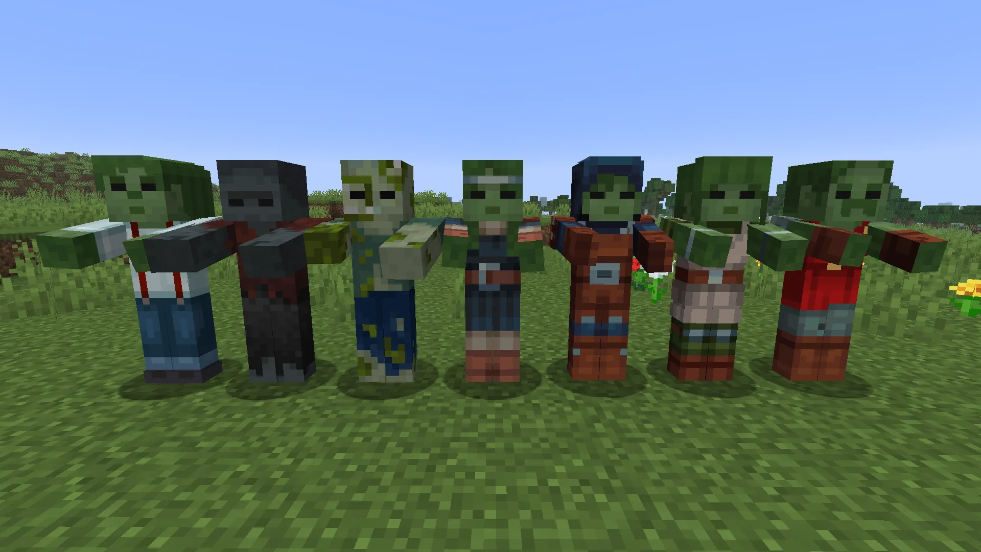 Изображение 2 ресурспака AL's Zombies Revamped