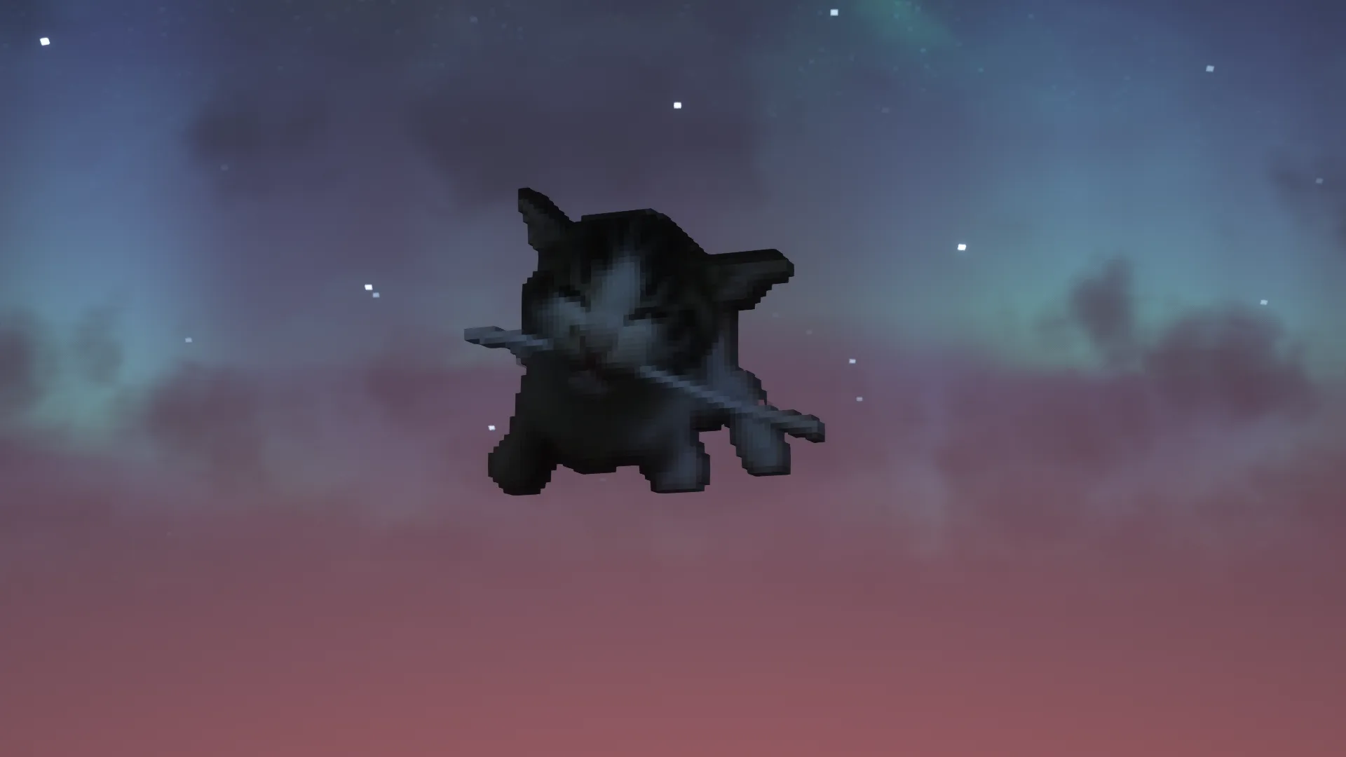 Изображение 1 ресурспака Animated Cat Biting Wire Totem Reskin