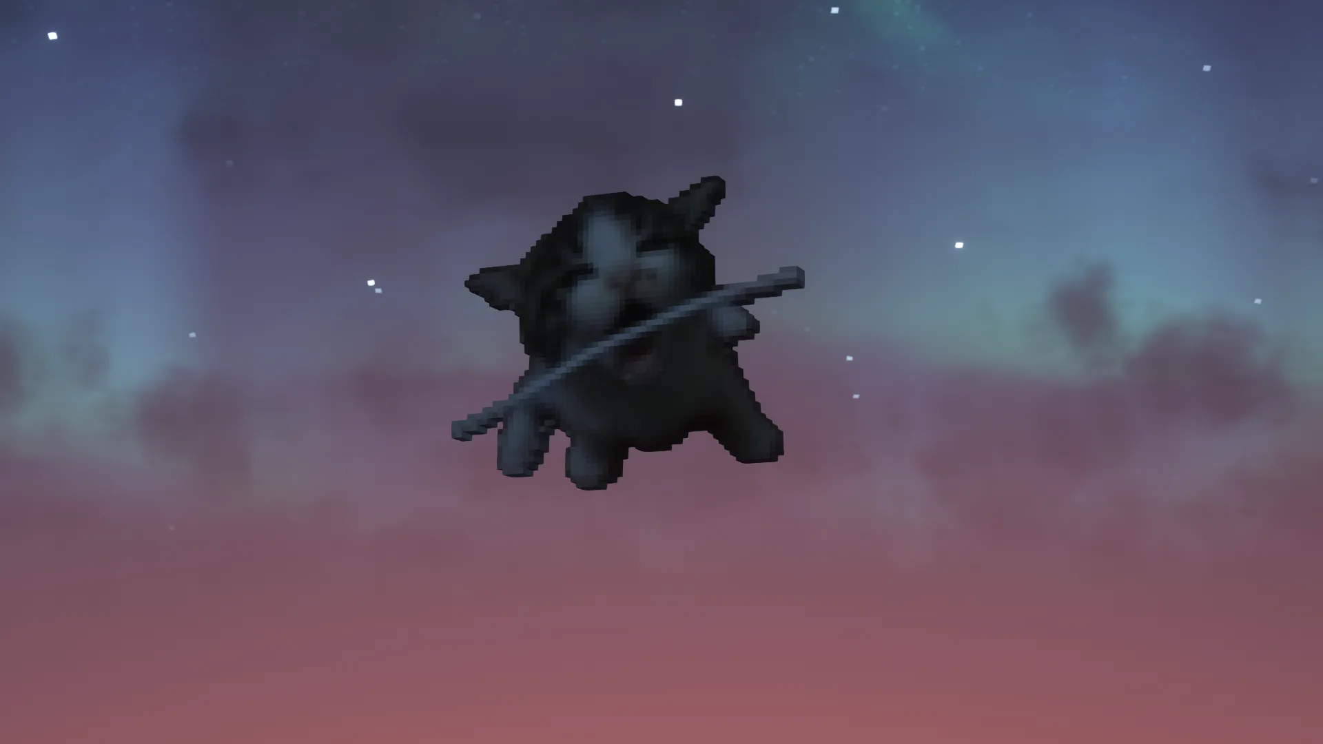 Animated Cat Biting Wire Totem Reskin