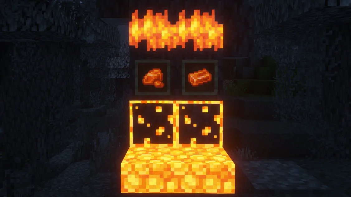 Изображение 1 ресурспака Glowing Animated Ores