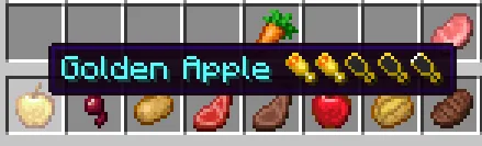 Изображение 4 ресурспака AppleSkin Vanilla!     (Food Information)