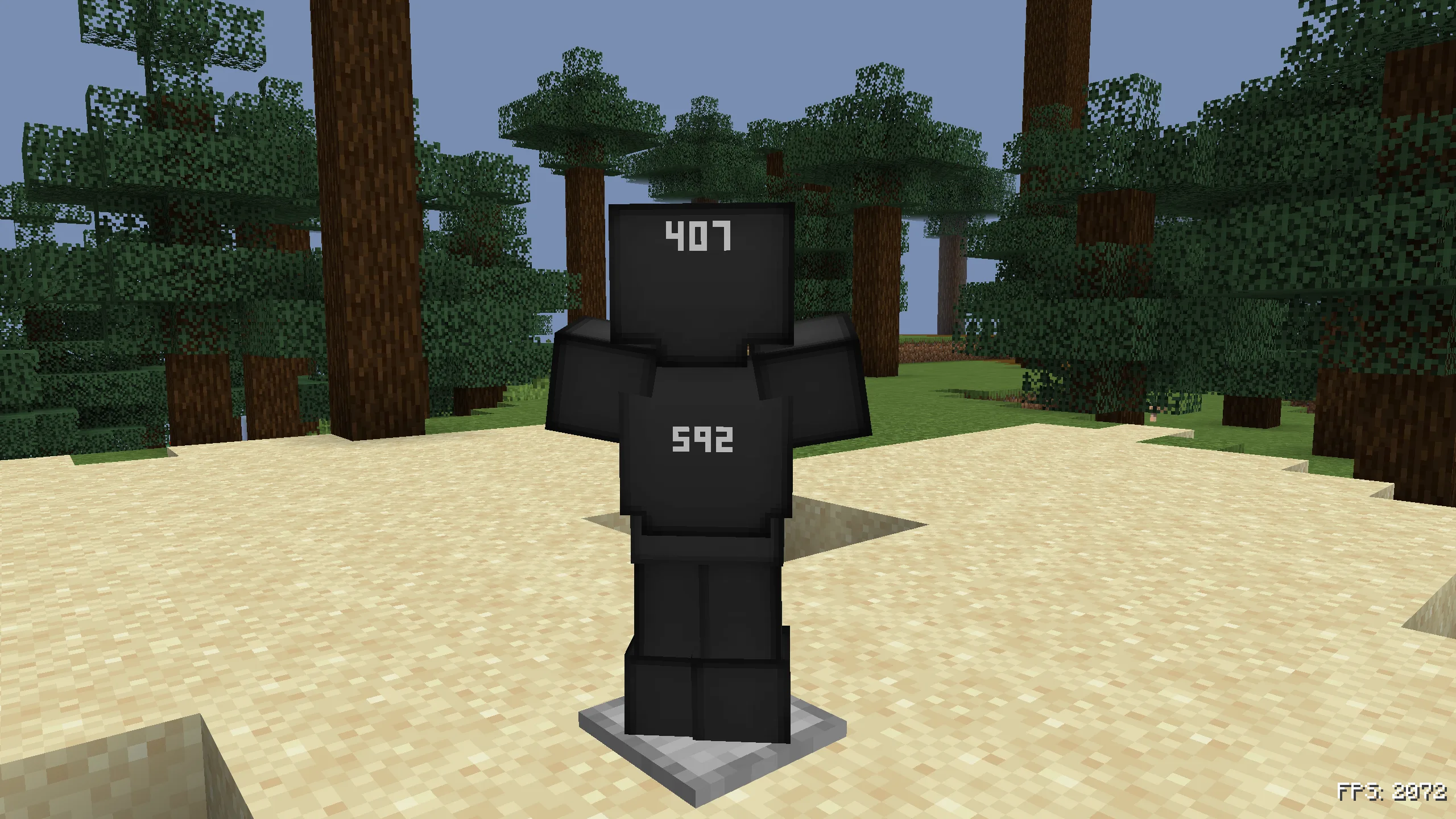 Изображение 4 ресурспака Armor durability (numbers on top half)