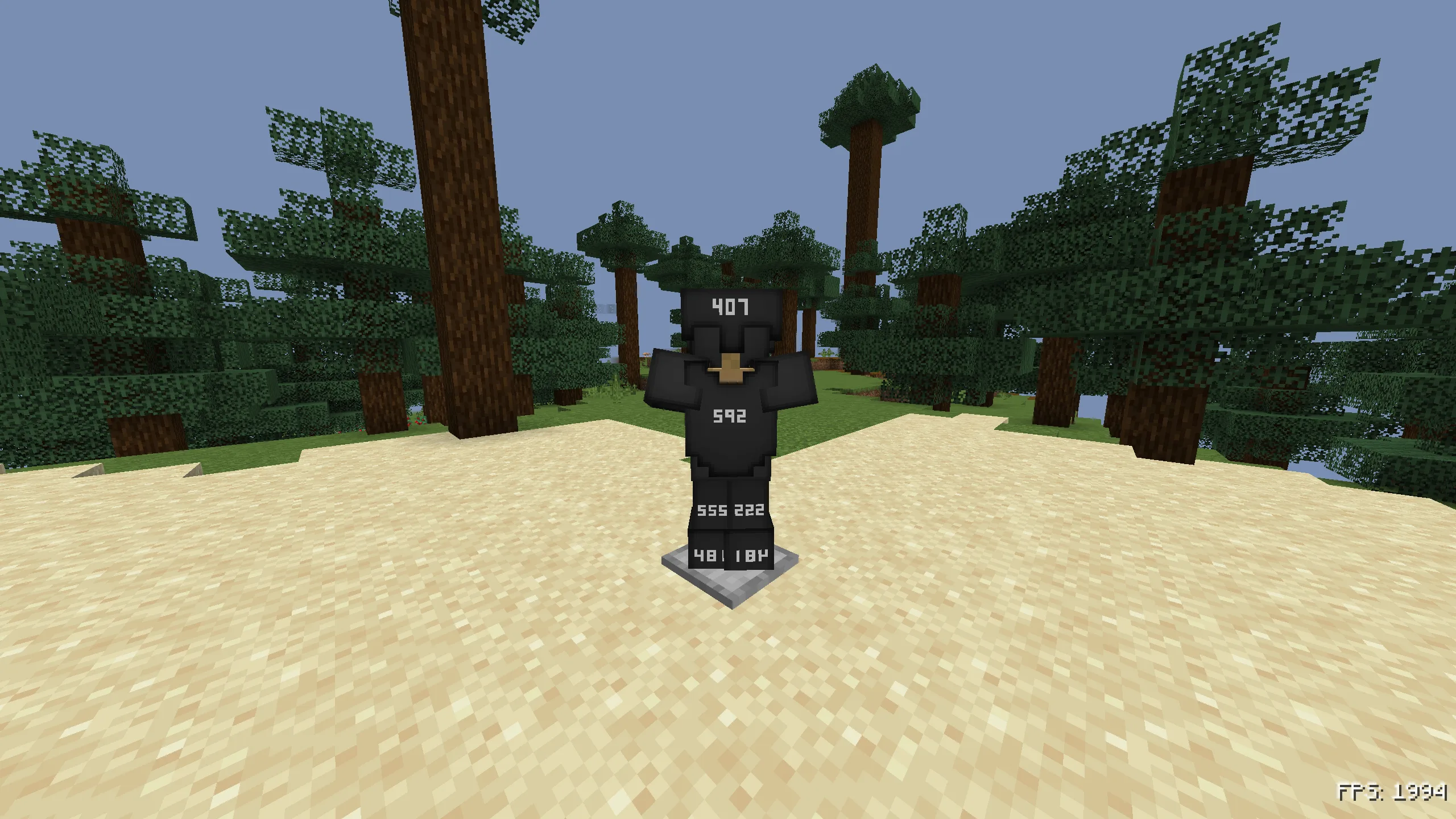 Изображение 2 ресурспака Armor Durability (with numbers)