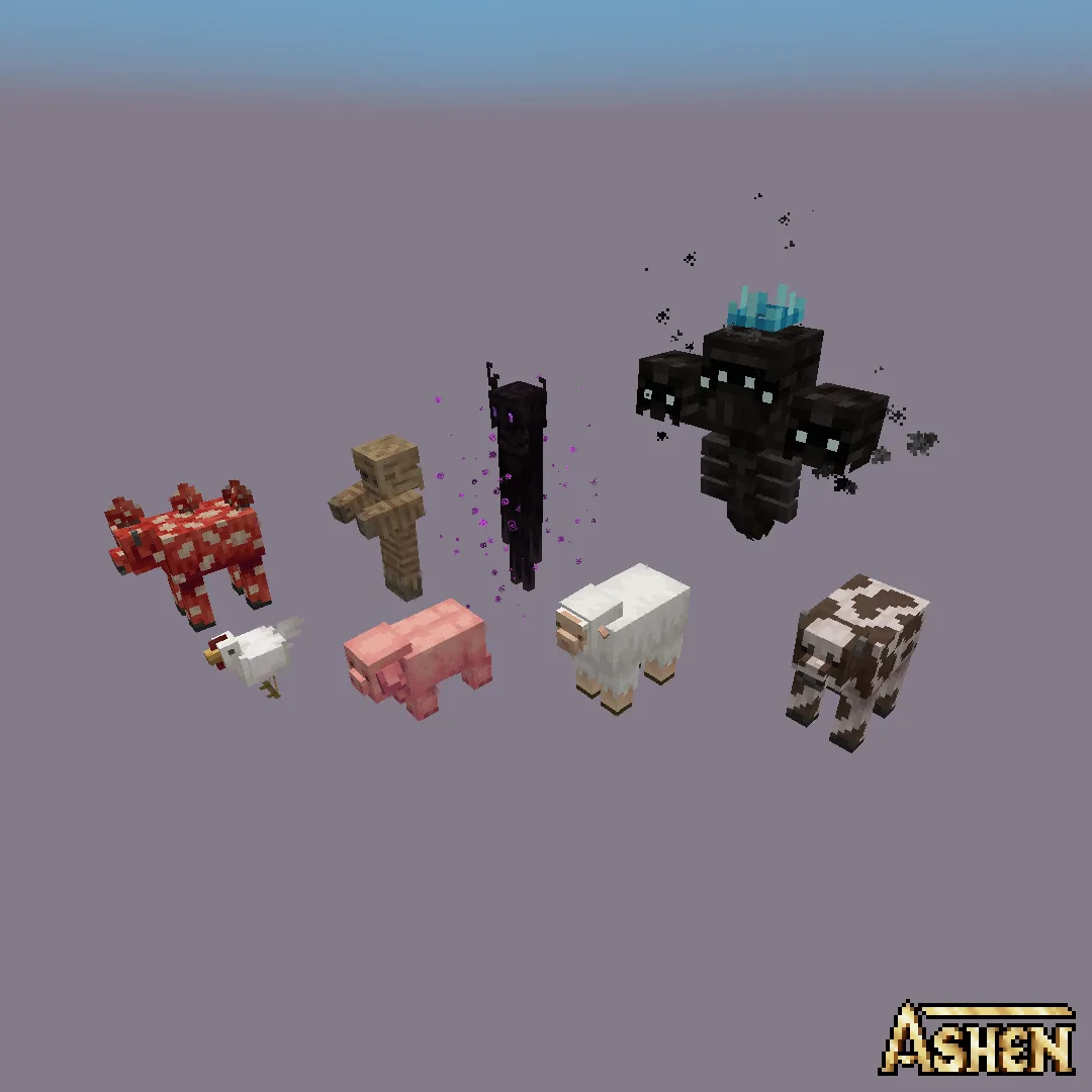 Ashen Custom Mobs