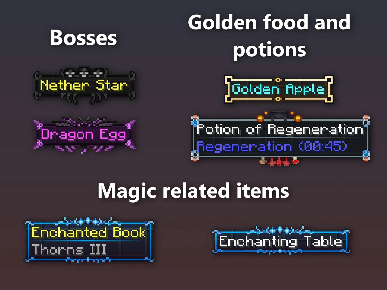 Изображение 4 ресурспака Assembled Legendary Tooltips