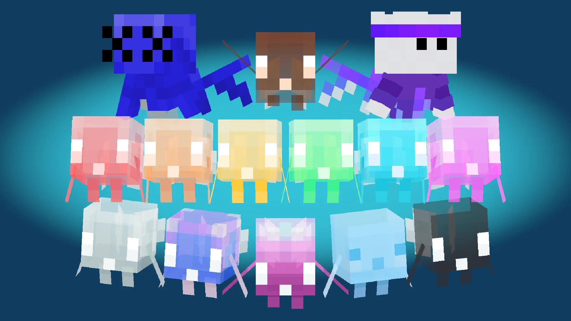 Изображение 5 ресурспака Assorted Allays (200+ Allays)