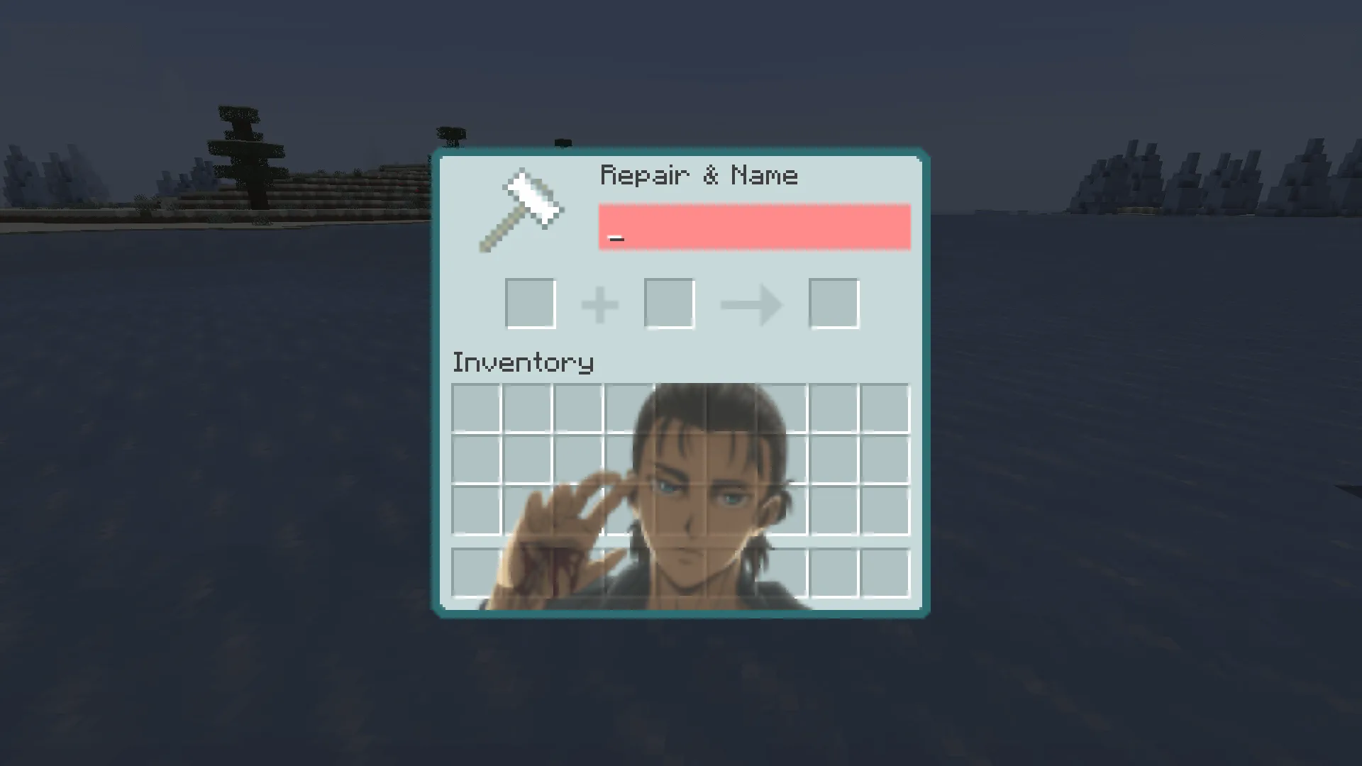 Изображение 2 ресурспака Attack on Titan GUI Pack
