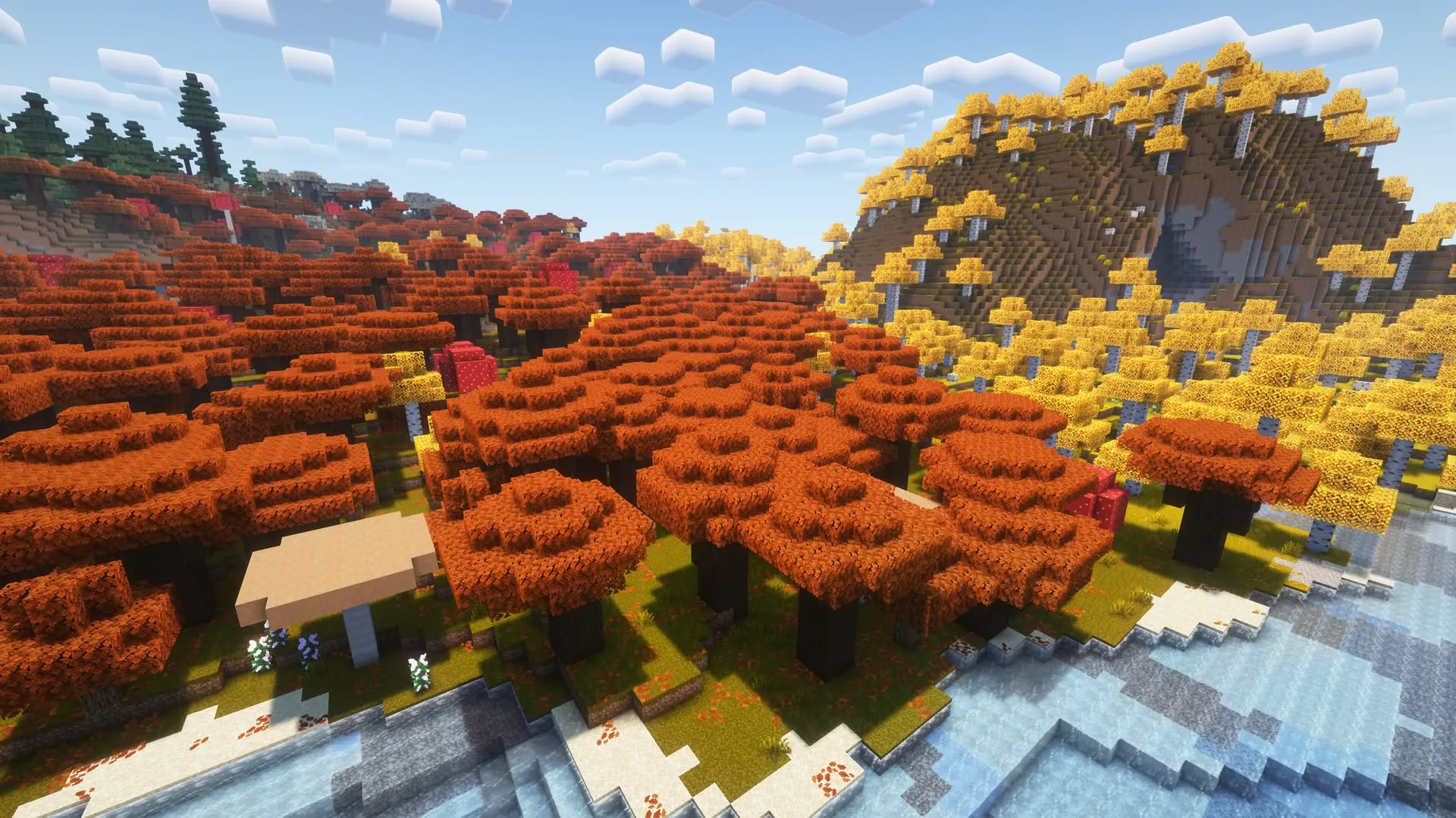 Autumn Biomes - скачать ресурспак для Minecraft | MineGo
