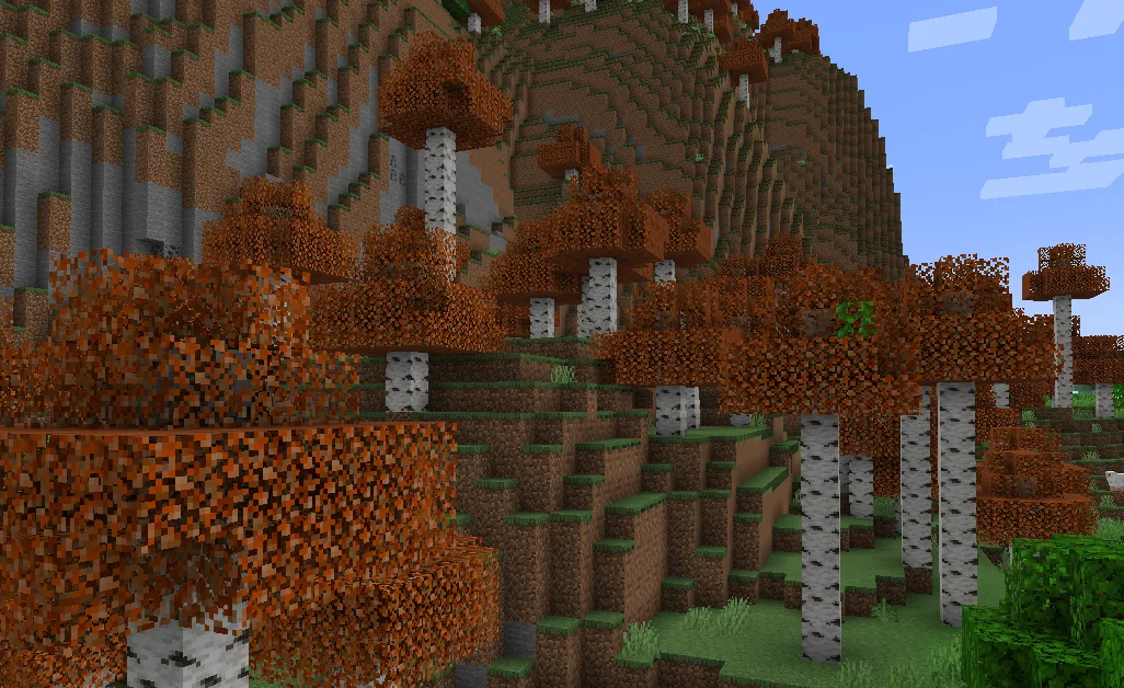 Изображение 1 ресурспака Autumn Birch