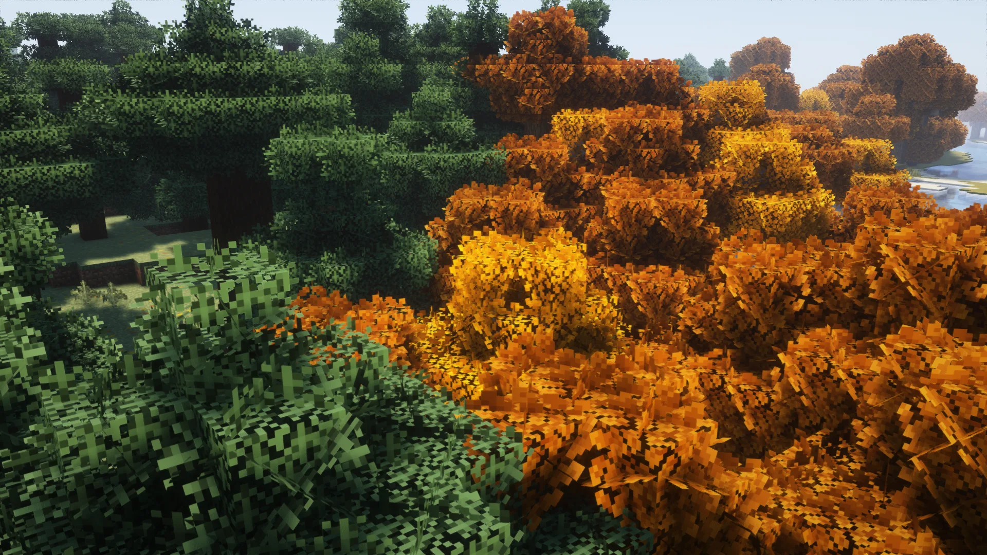 Изображение 1 ресурспака AutumnPack Addon: Bushy Leaves