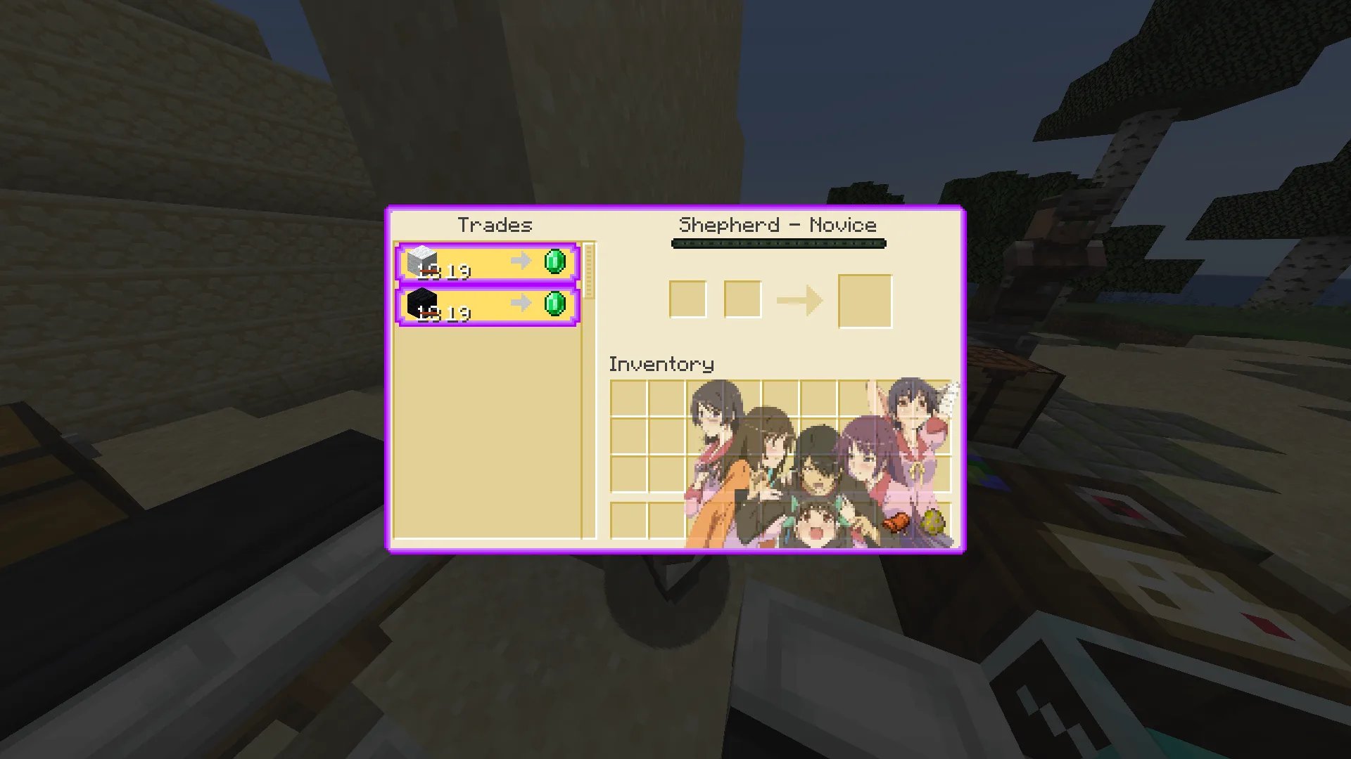 Изображение 1 ресурспака Bakemonogatari Custom GUI Pack