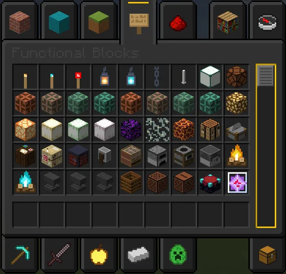 Изображение 2 ресурспака Bare Bones - Gilded Dark GUI