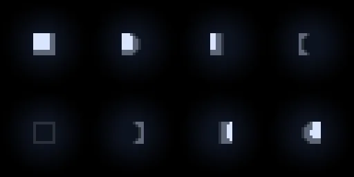 Изображение 1 ресурспака Bare Bones Moon Fix