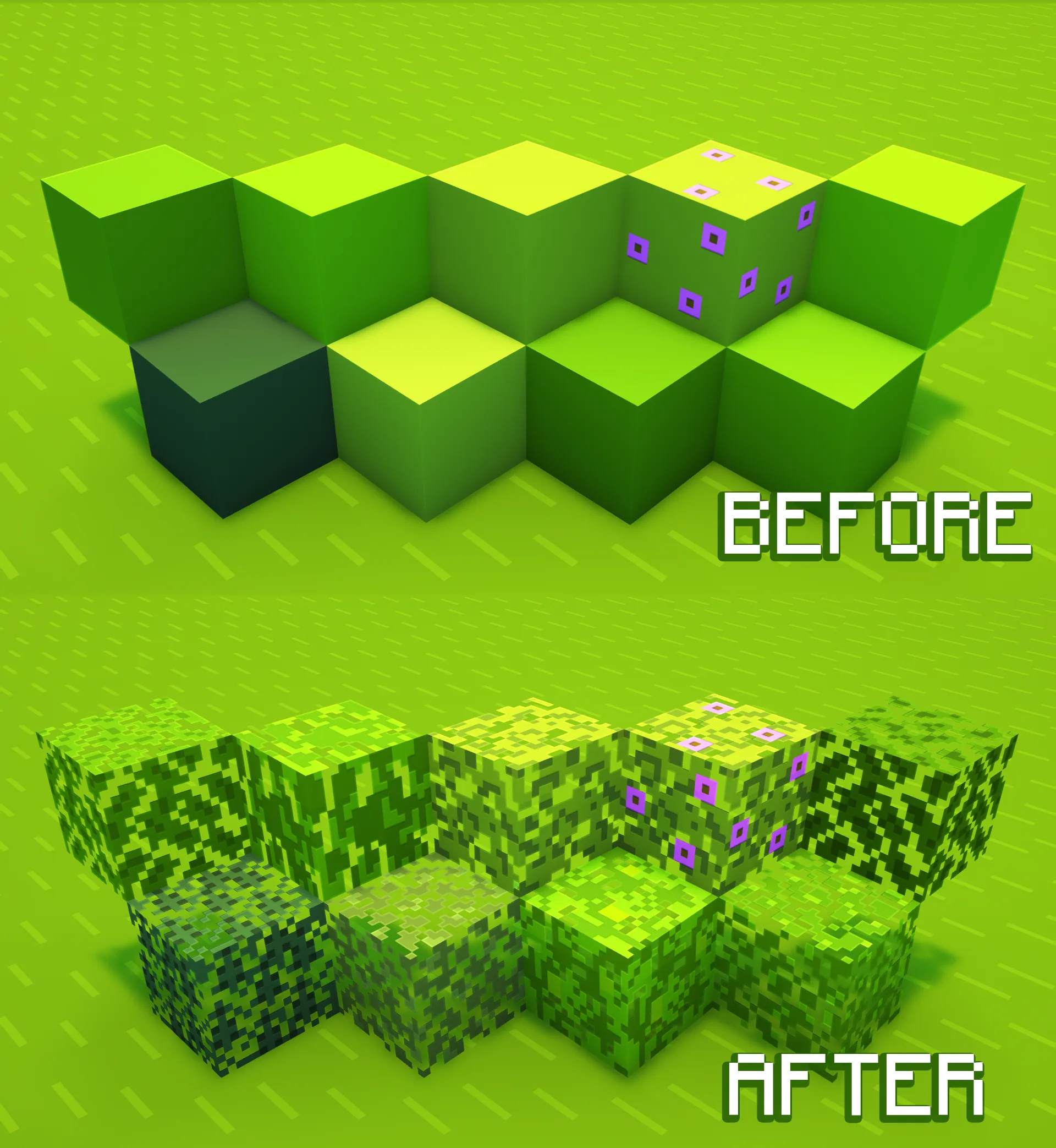 Изображение 2 ресурспака Barebones Better Leaves