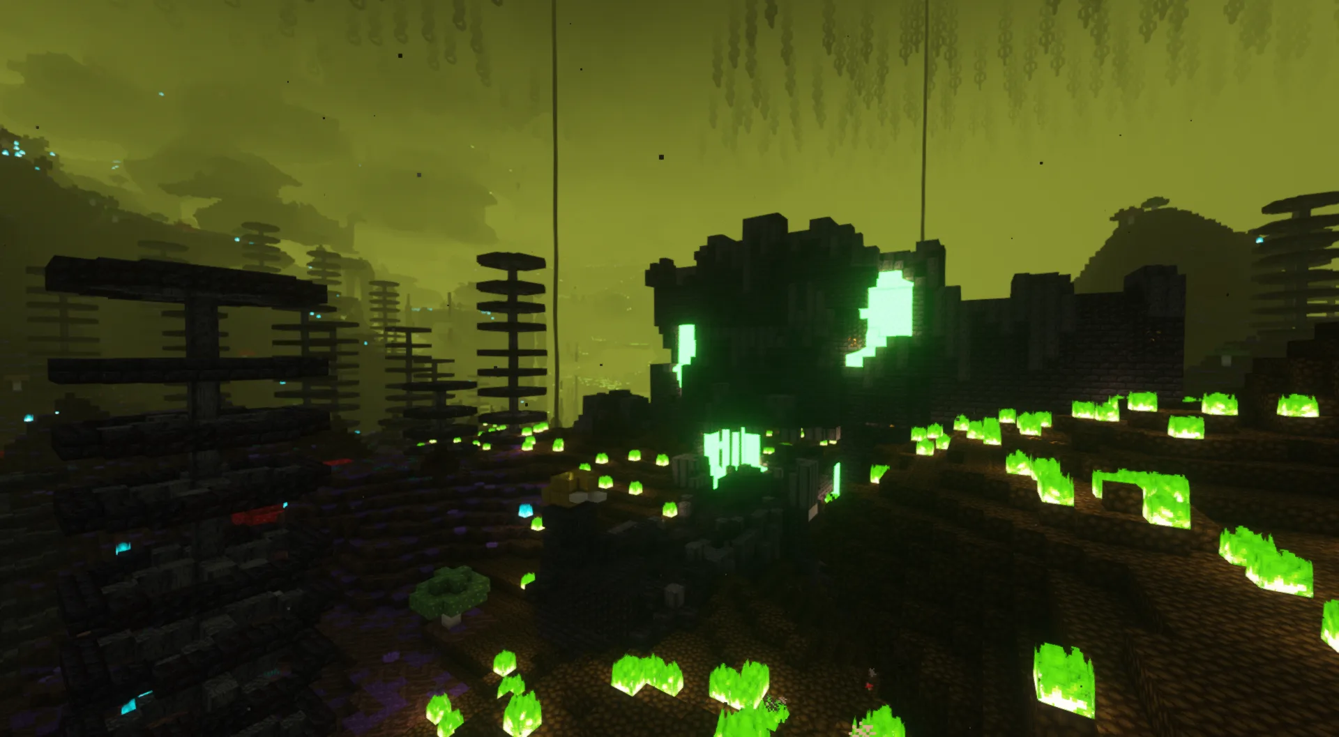Изображение 3 ресурспака BCL (Biome Colored Lava)