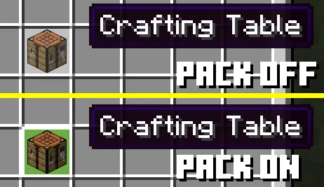 Изображение 2 ресурспака Bedrock Slot Highlight