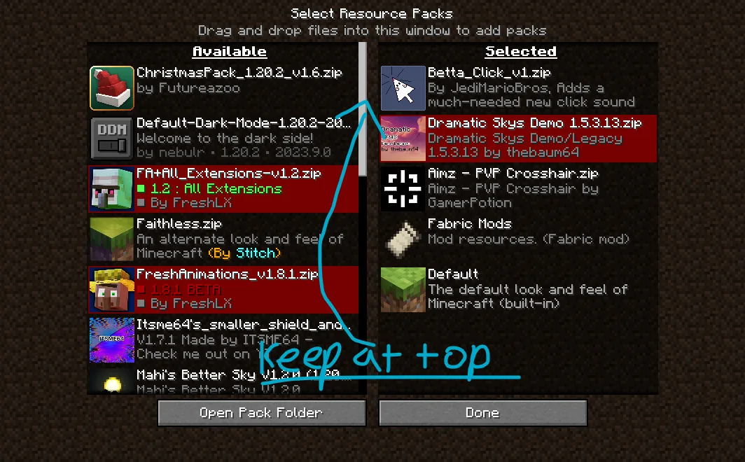 Изображение 1 ресурспака Betta Click Sound