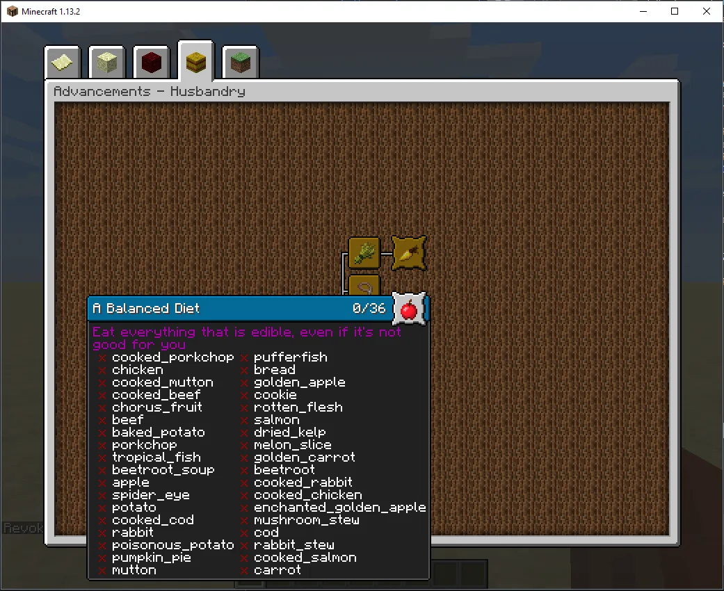 Изображение 2 мода Better Advancements