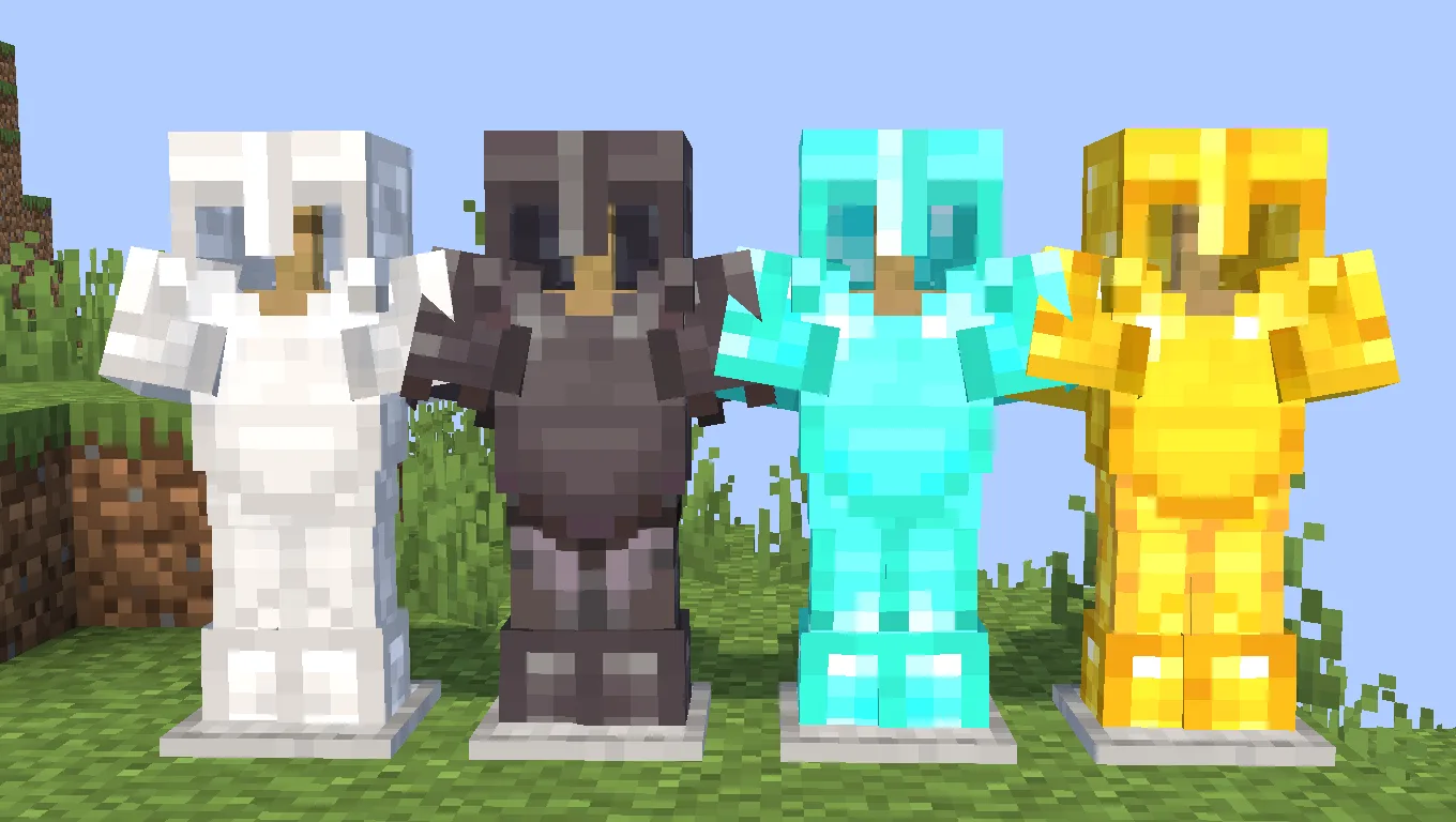 Изображение 3 ресурспака Better Armors