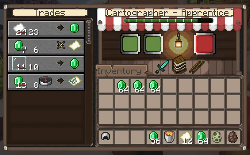 Изображение 1 ресурспака [Moonsu] Better GUI for Villagers!