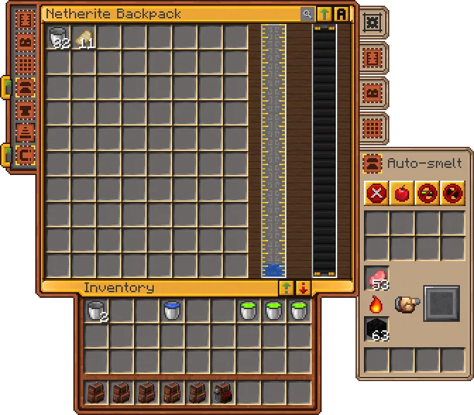 [Moonsu] Better GUI for Sophisticated Backpacks