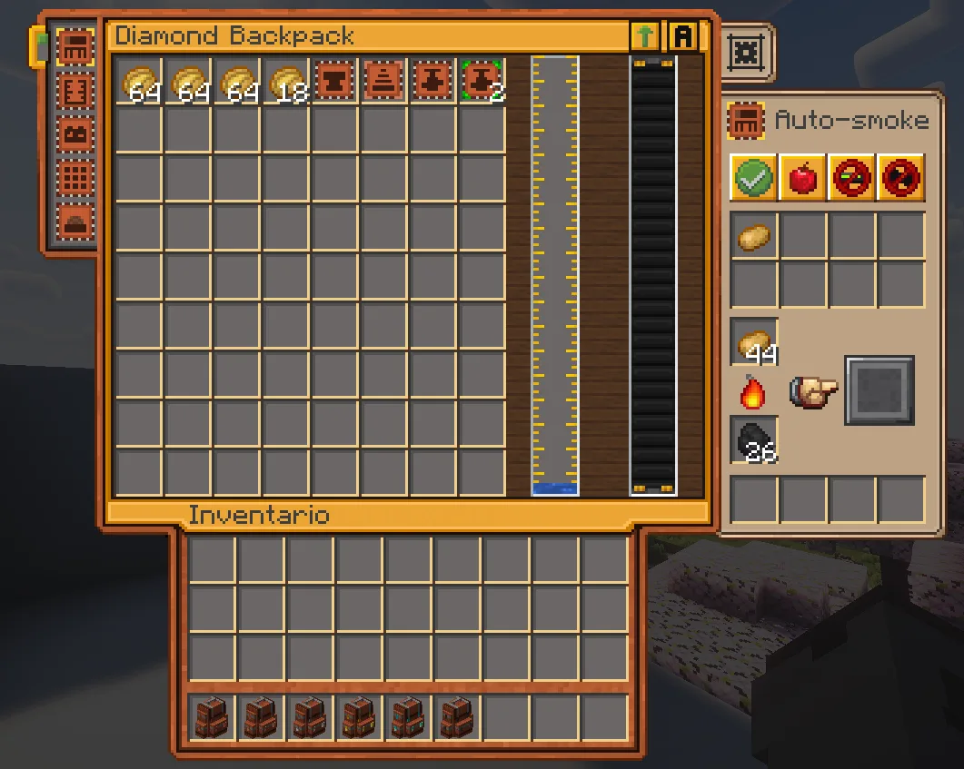 Изображение 2 ресурспака [Moonsu] Better GUI for Sophisticated Backpacks