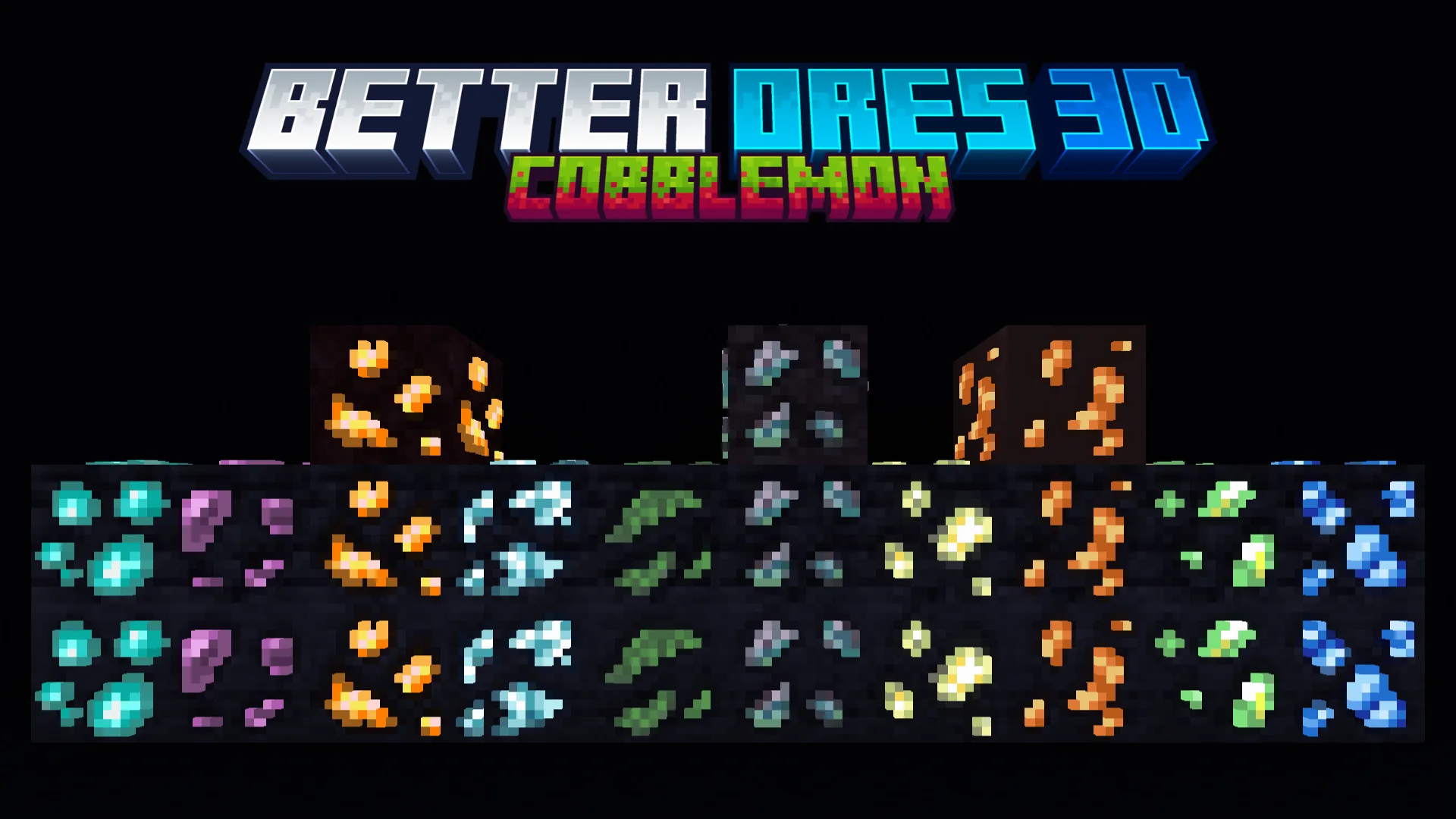 Изображение 2 ресурспака Better Ores 3D