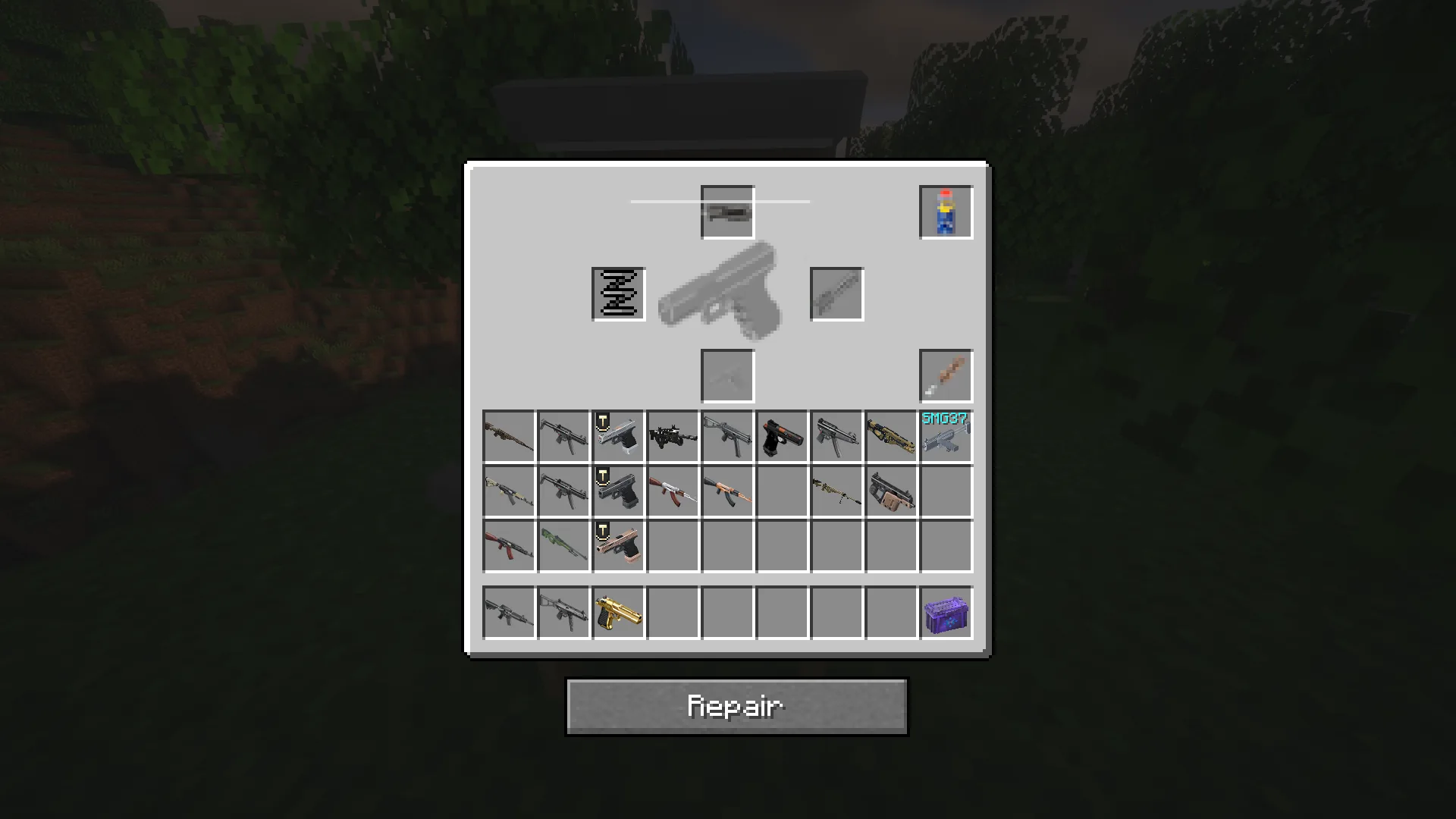 TaCZ: Better Repair Screen