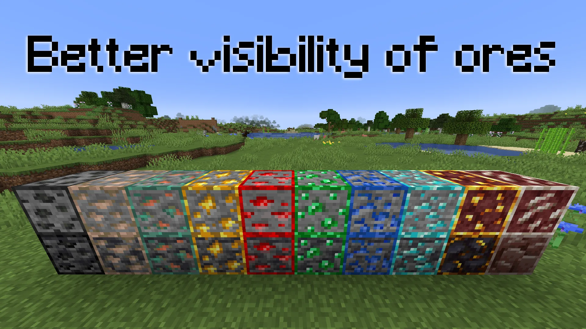 Better visibility of ores