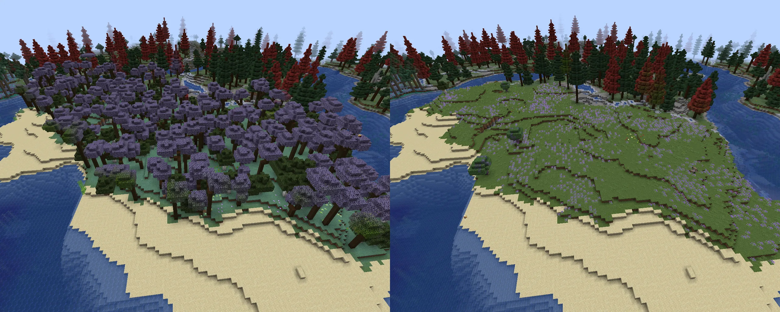 Изображение 3 мода Biome Replacer